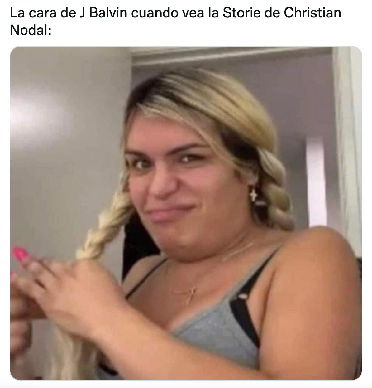 Meme J Balvin y Christian Nodal