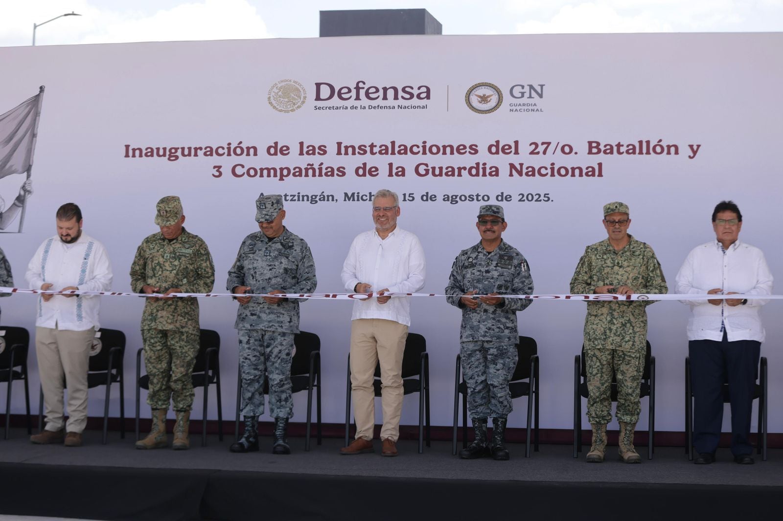 Alfredo Ramírez Bedolla inaugura cuartel regional de la Guardia Nacional