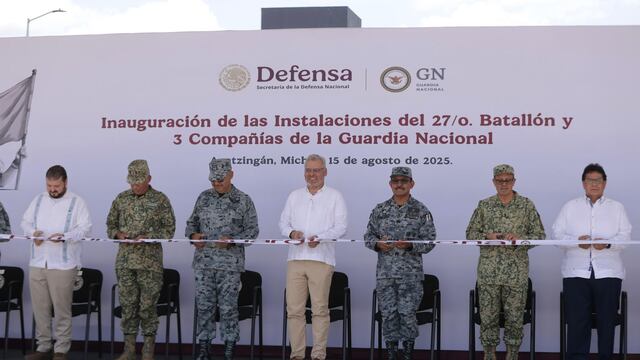 Alfredo Ramírez Bedolla inaugura cuartel regional de la Guardia Nacional
