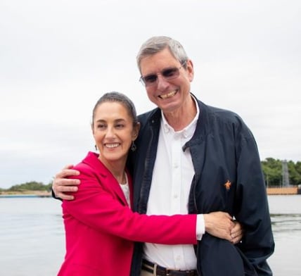 Claudia Sheinbaum y Jesús María Tarriba Unger