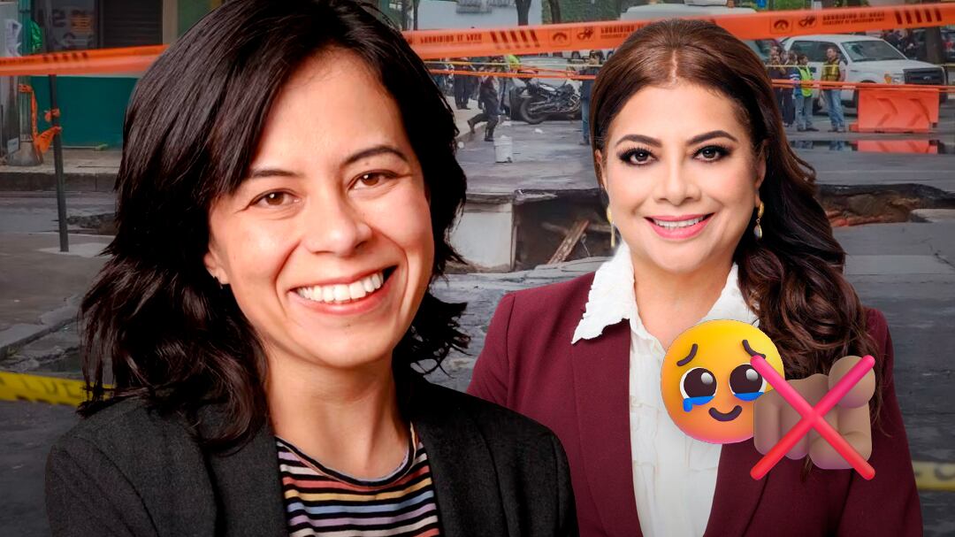 Viri Ríos defiende a Clara Brugada y asegura que socavones en CDMX no son su culpa