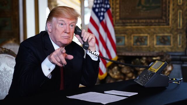 El presidente de los Estados Unidos, Donald Trump.