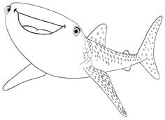 Dibujos de Destiny, la amiga de Dory de Buscando a Nemo para colorear