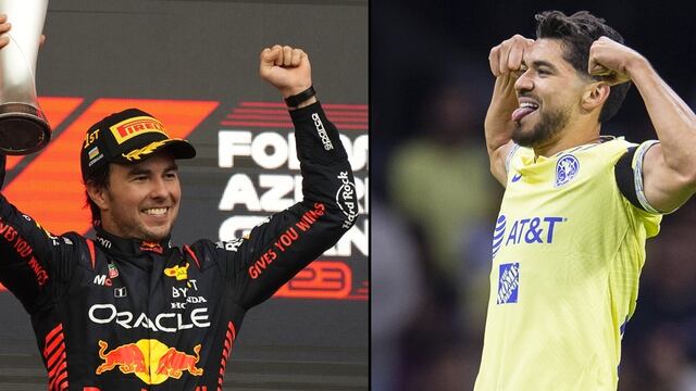 Checo Pérez y Henry Martín