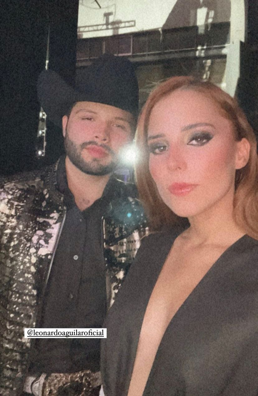 Majo Aguilar y Leonardo Aguilar