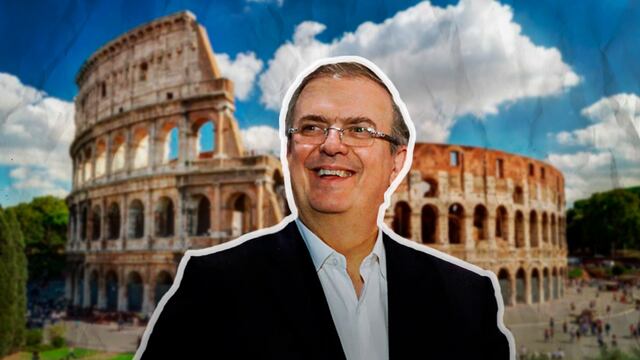 ¿Marcelo Ebrard en Italia?