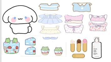 Plantillas de Cinnamoroll para vestir