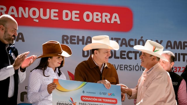 Gobierno de Durango impulsa pavimentación, drenaje y techos escolares