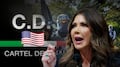 Kristi Noem acusa al Cártel de Sinaloa y al CJNG de desestabilizar a Estados Unidos