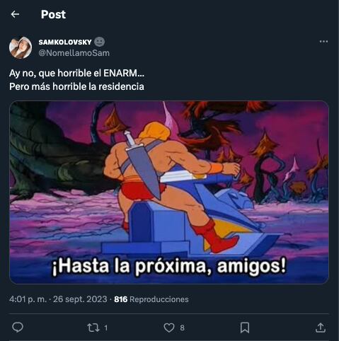 Memes del ENARM 2023