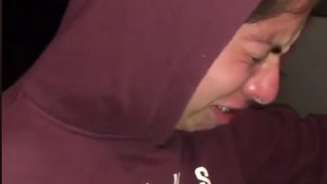 Jóven llora por Messi