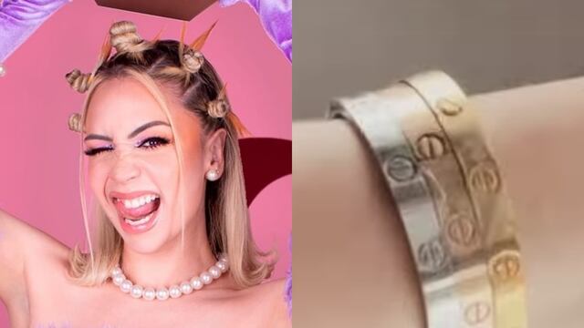 Daniela Rodrice enseña sus pulseras Cartier