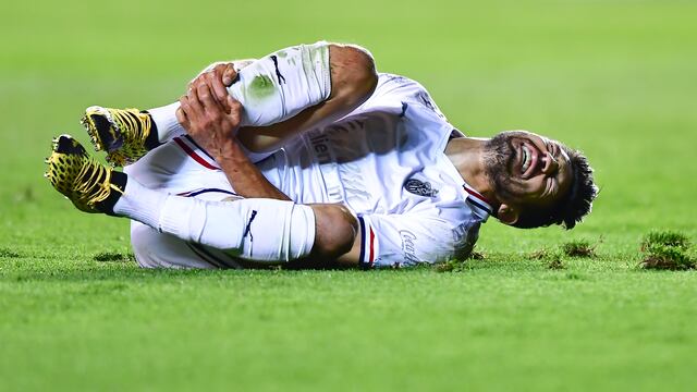 Peralta se duele en un partido