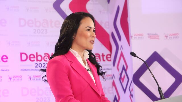 Se realizó el segundo debate entre las candidatas a la gubernatura del Estado de México; Alejandra del Moral y Delfina Gómez