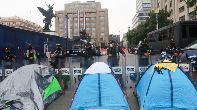 Plantón en la CDMX