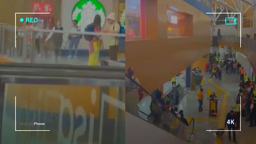 Lluvias afectan Terminal 1 del AICM en medio de remodelación