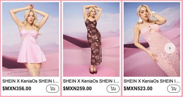 Shein x Kenia Os