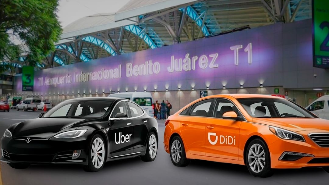 Uber y DiDi podrían operar en zona exclusiva del AICM