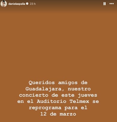 Esteman y Daniella Spalla reprograman su concierto en Guadalajara
