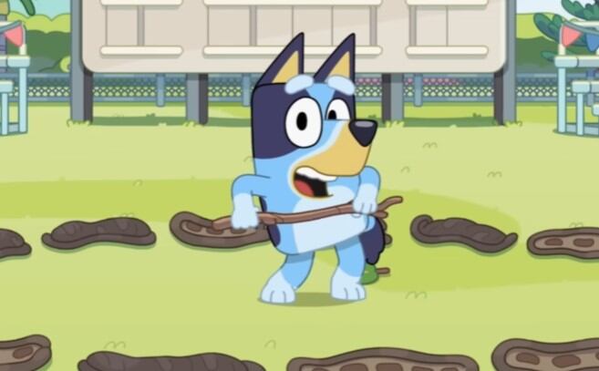 Bluey y Bingo juegan al circo