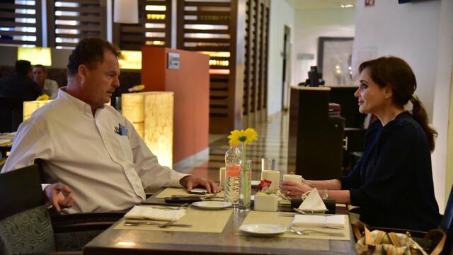 Lilly Téllez y Ernesto Gándara