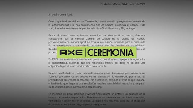 ECO Live se pronuncia sobre Axe Ceremonia 2025