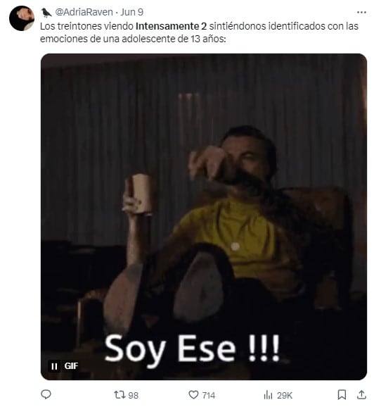 Memes del estreno de Intensamente 2