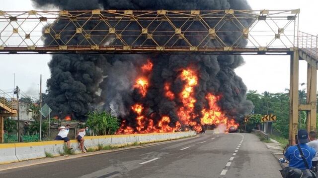 Explota pipa en Tabasco