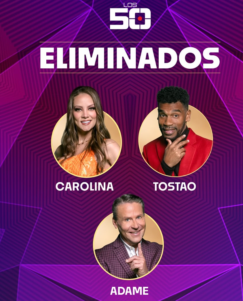 Eliminados Los 50 de Telemundo