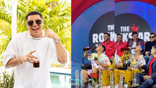 Eduin Caz y Grupo Firme se ponen a beber en Miami.