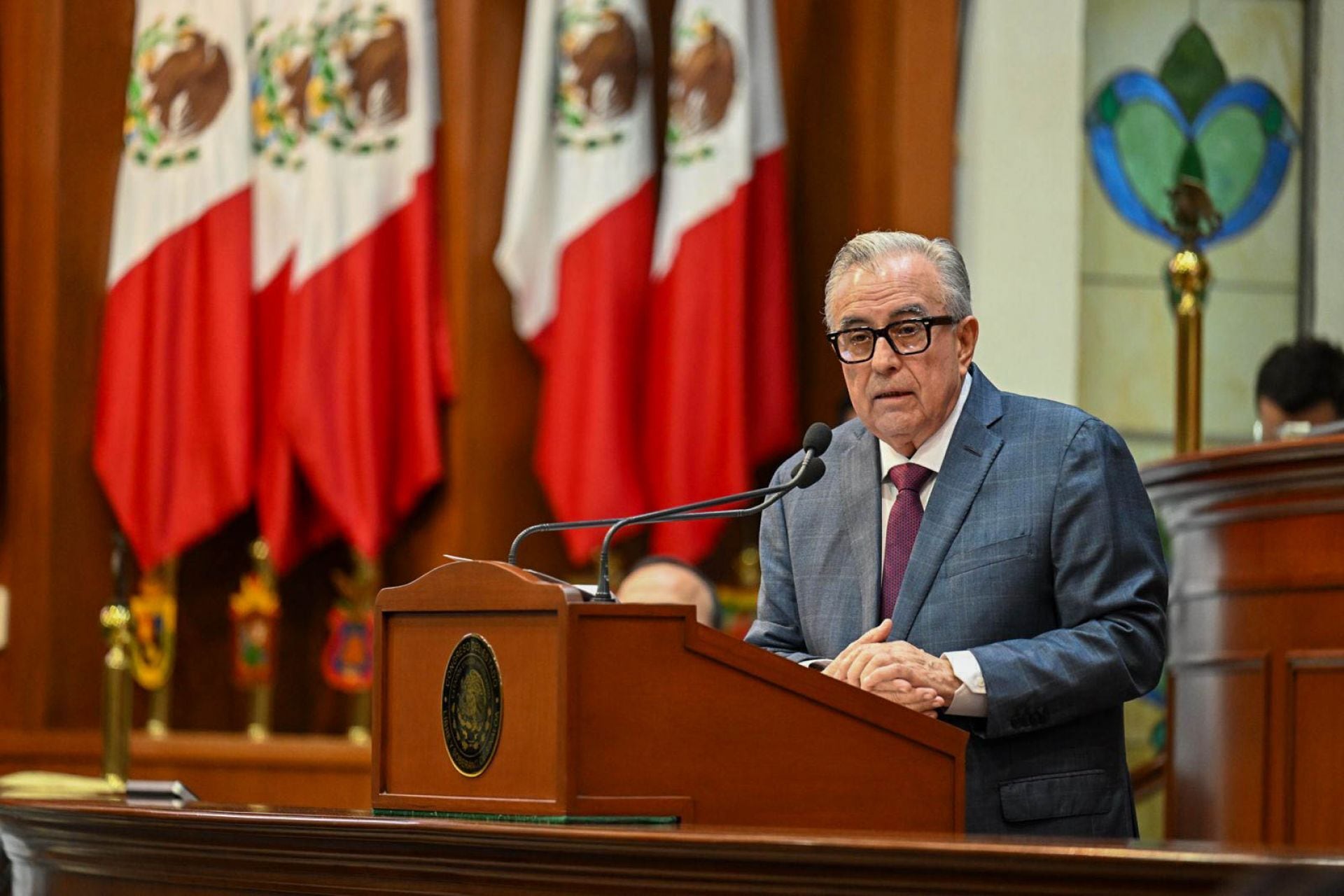 Rubén Rocha Moya, gobernador de Sinaloa.