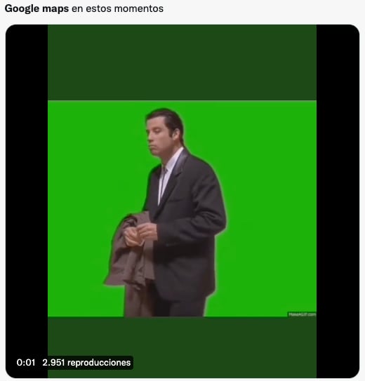 Memes sobre la caída de Google Maps