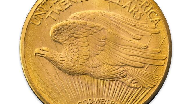 Una moneda de oro 'Double Eagle' fue subastada en casi 4 millones de pesos