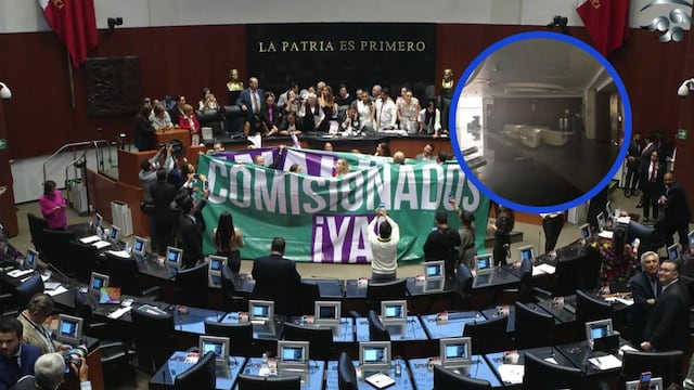 Dejan sin luz al PAN en la Cámara de Senadores tras la toma de tribuna
