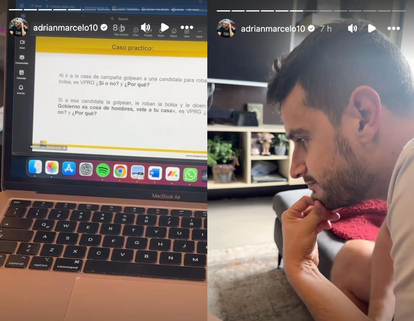 Adrián Marcelo concluye curso de violencia política de género