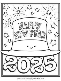Dibujos de Año Nuevo 2025