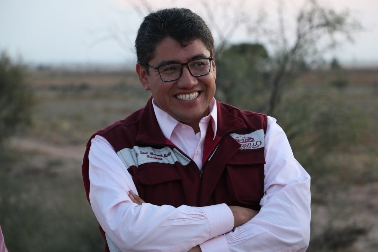 Saúl Monreal como alcalde de Fresnillo, Zacatecas.