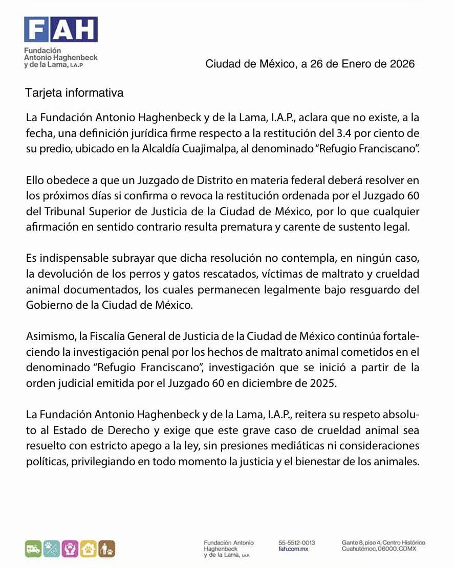 Fundación Antonio Haghenbeck y de la Lama I.A.P.