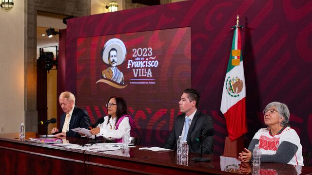 Leticia Ramírez Amaya encabezó la conferencia de la SEP del 18 de agosto de 2023