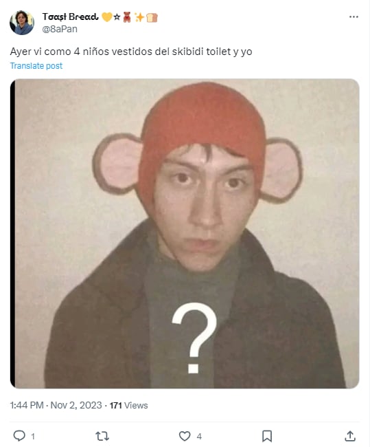 Memes por el Skibidi toilet disfraz