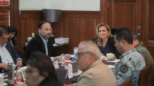 Maru Campos analiza estrategia de seguridad para fiestas decembrinas