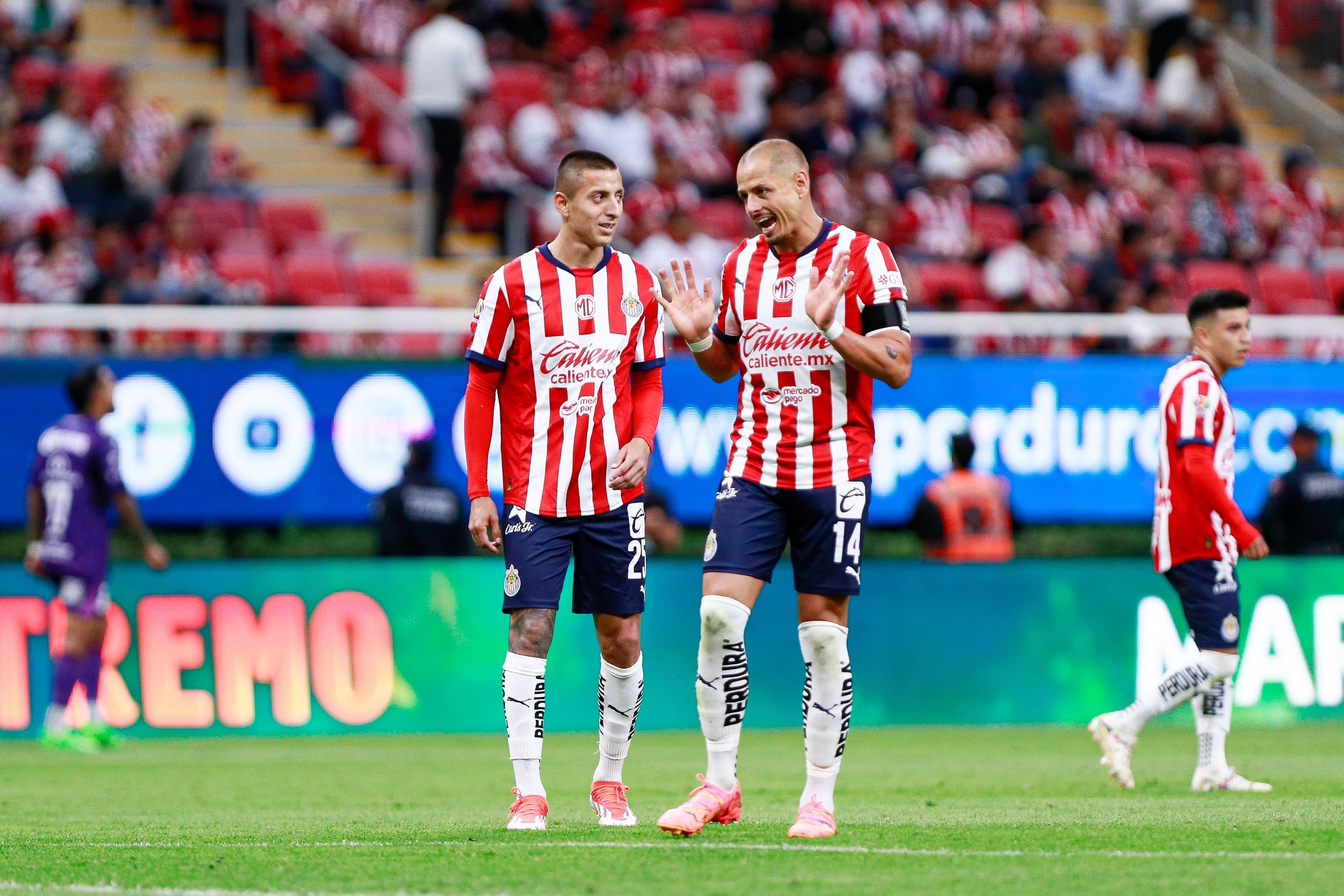 Jugadores de Chivas.