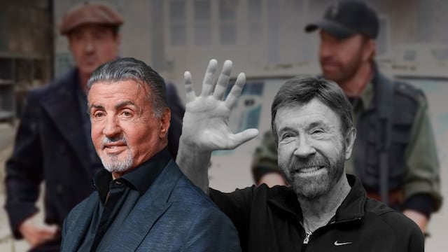 Sylvester Stallone homenajea a Chuck Norris con foto de Los Indestructibles