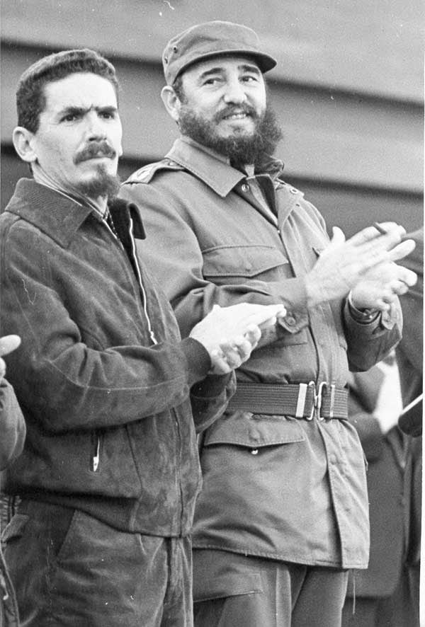 Ramiro Valdés Menéndez y Fidel Castro