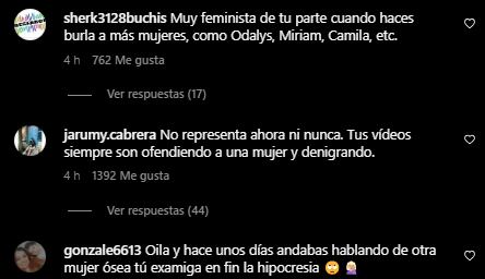 Usuaria de Instagram llaman hipócrita a Yeri Mua por insultar a otras mujeres