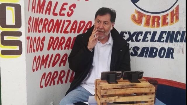 Fernández Noroña transmite desde el mejor lugar del planeta