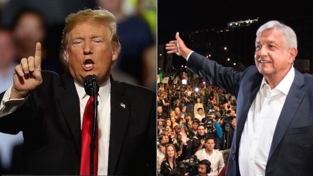 Donald Trump y Andrés Manuel López Obrador
