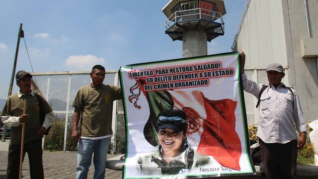 Nestora Salgado. Exigencia de libertad.