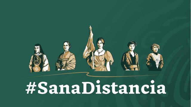 Sana distancia. Llamado de Inmujeres