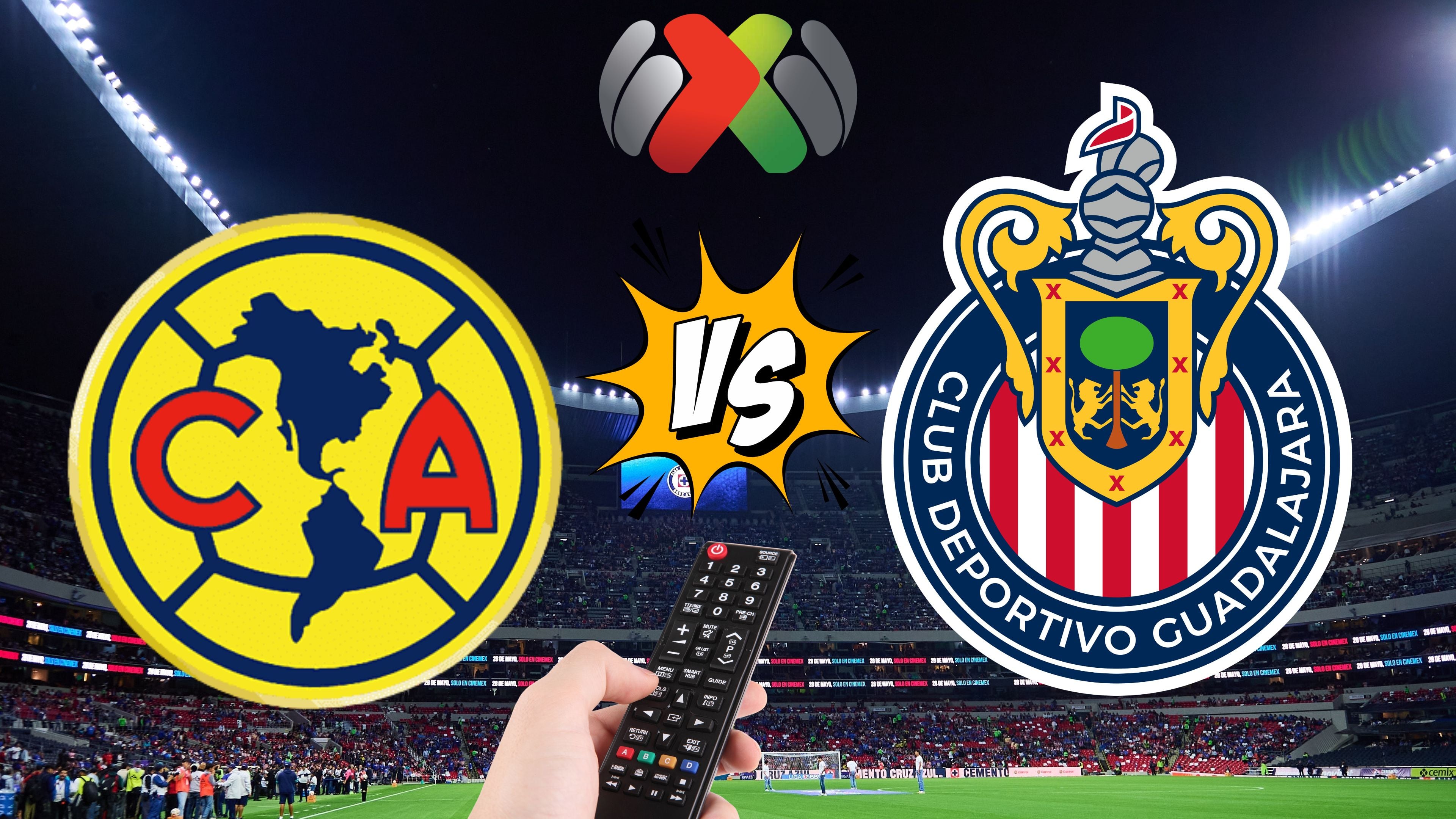 América vs Chivas: Día, hora y canal para ver el Clásico Nacional de la Liga MX